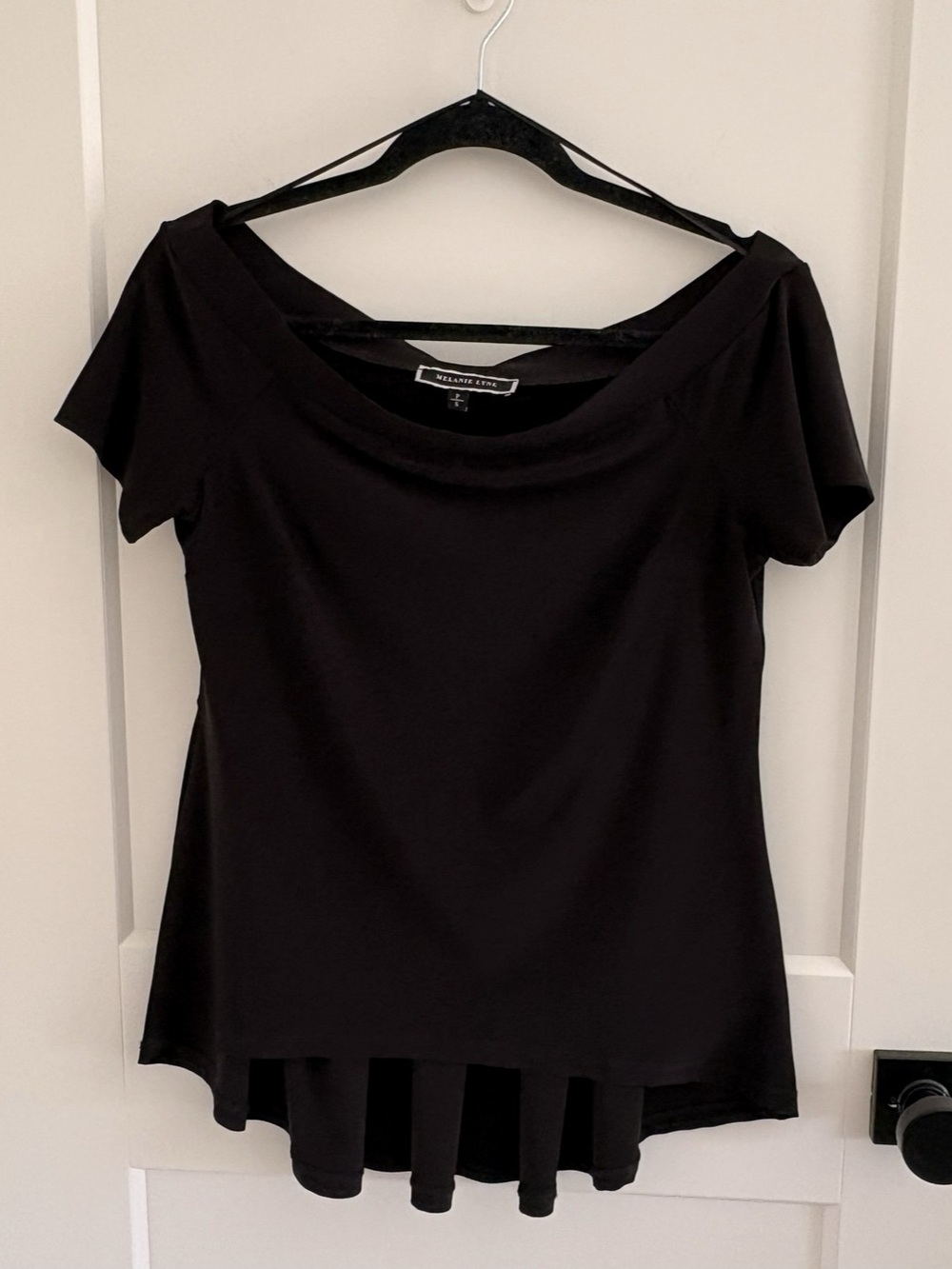 Melanie Lyne Dark Brown Peplum Top – Size P/S - Picture 2 of 8